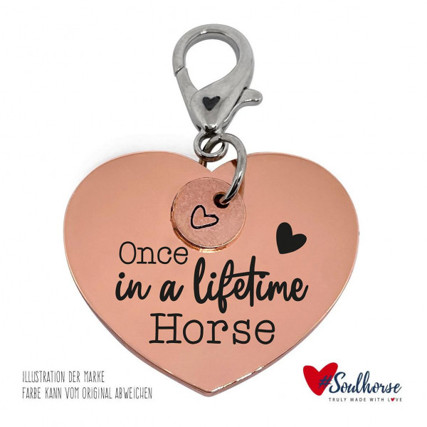 Soulhorse Marke "Once in a lifetime horse" Pferdemarke Exclusive rosegold