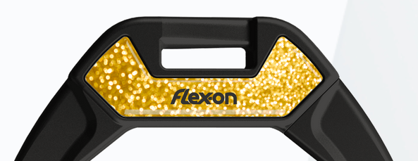 Flex-on Magnetsticker für Safe on "gold-glitzer"