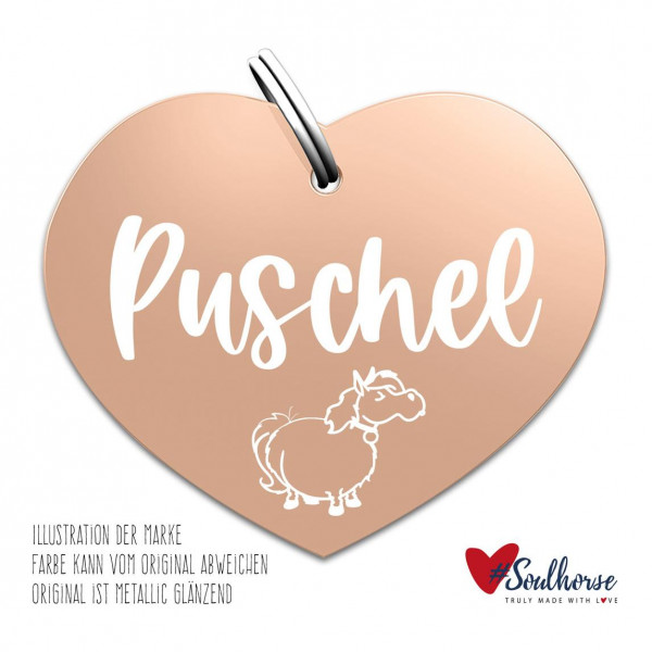 Soulhorse Marke "Puschel" Pferdemarke champagner