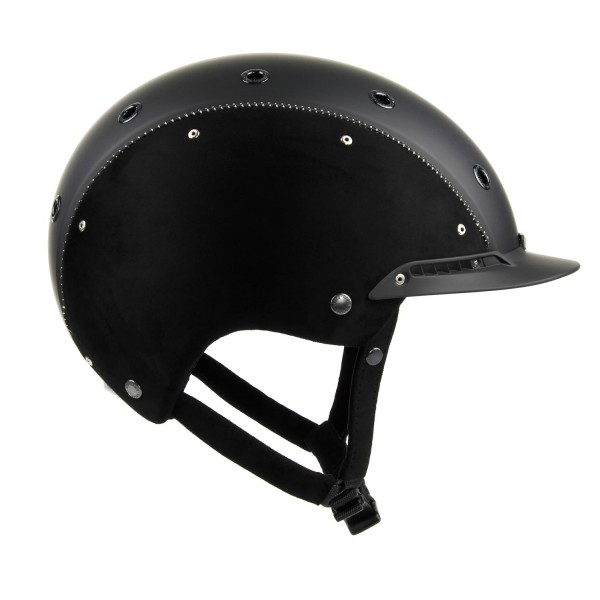 Casco Reithelm Champ-3 Nubuk schwarz