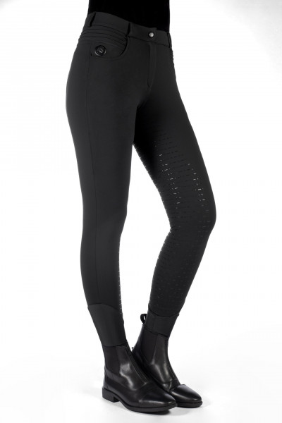 HKM Heizreithose Comfort Style Silikon Vollbesatz