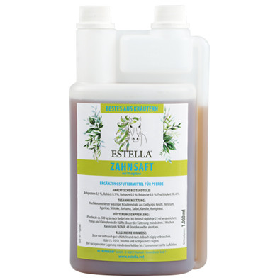 ESTELLA - Zahnsaft (mit Vitalpilzen) 1L Dosierflasche