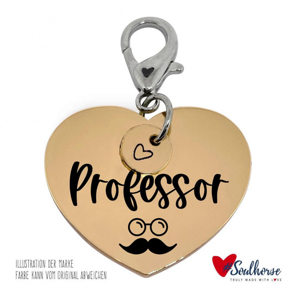 Soulhorse Marke "Professor" Pferdemarke Exclusive gold