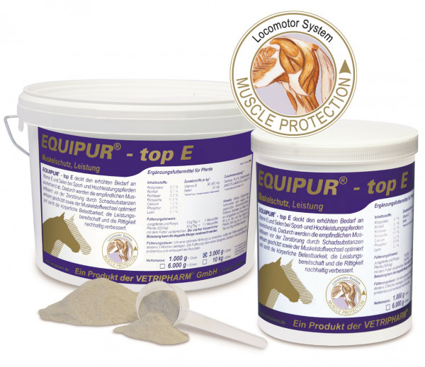 Vetripharm EQUIPUR - top E Pulver